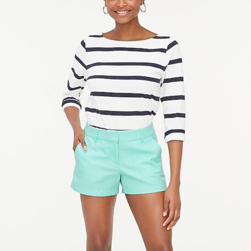 J Crew 3.5" Classic Chino Shorts - Sunwashed Aqua